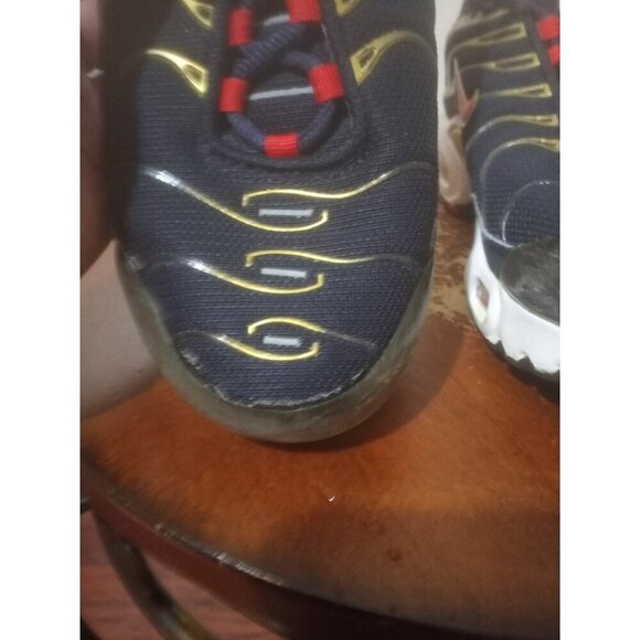 Nike Air Max Plus OG Size 5.5 Y Obsidian/ Comet Red, DJ2009-400 Tennis Shoes - Picture 2 of 16